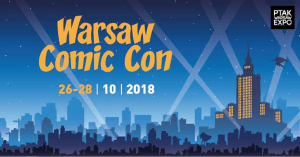 Logo wydarzenia/konwentu popkulturowego Warsaw Comic Con