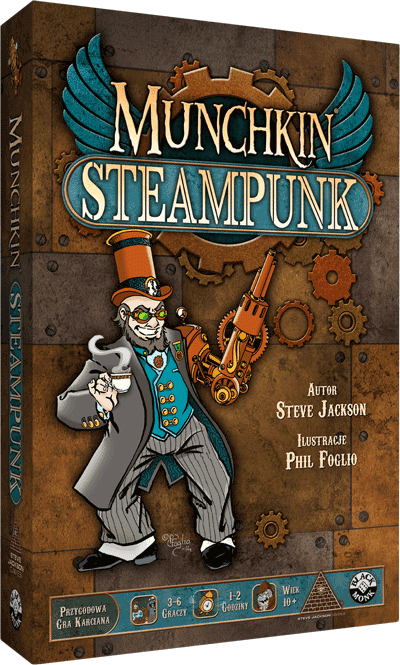munchkin steampunk okładka